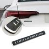 1Pc 3D ABS Logo Car Fender Side Rear Trunk Emblem Badge Stickers Car Body Decal Car Exterior Stickers