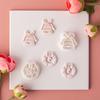 Embossing Tools Cartoon Christmas Soft Pottery Earrings Clay Mold
