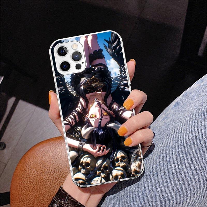 Albedo Overlord Anime Phnoe Case for Iphone 17 Air 16 11 12 13 Mini 14 Plus 15 Pro Max 7 8E SE 2020 16ProMax Phone Cover Coque 1