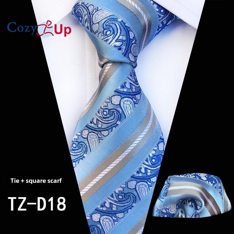 Cozy Up Fashion Paisley Multi-Colour Men's Tie Square Towel Set