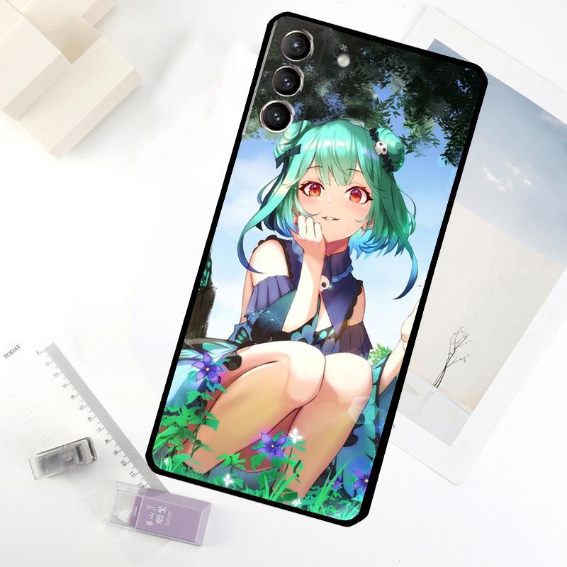 Uruha Rushia Hololive Girl Phone Case For Samsung Galaxy S25 FE S20 FE S21 S22 S23 S24 S25 S26 Ultra S10 S25 Plus Cover