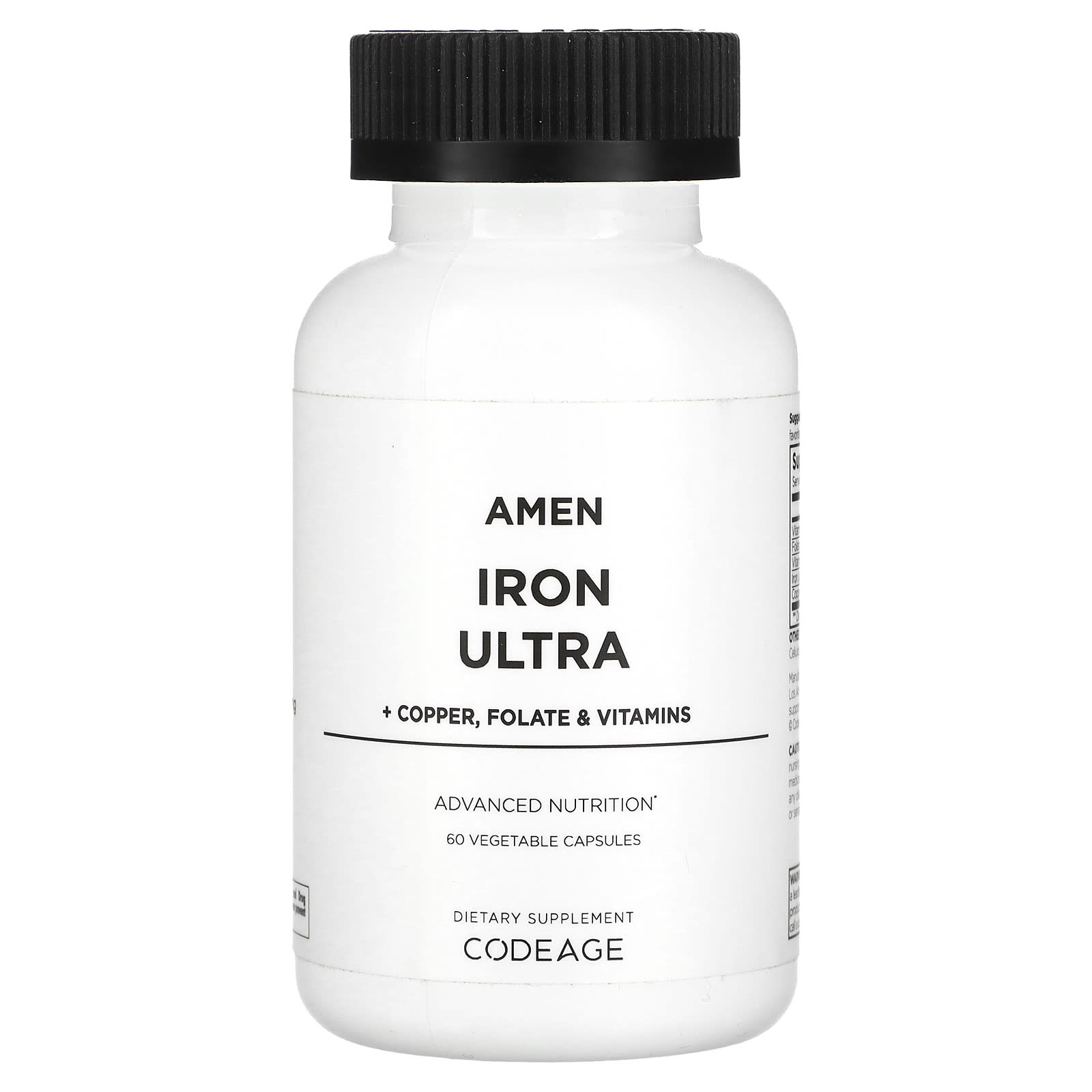 

Codeage, Amen, Iron Ultra, 60 Veggie Capsules