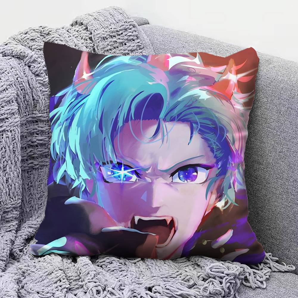 Ai Hoshino Oshi No Ko Anime Girl Pillow Covers Home Sofa Cushion Covers and Aecorative Custom