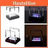 Colorful Newton's Cradle Desk Decoration With Led Lights Red And Black Options