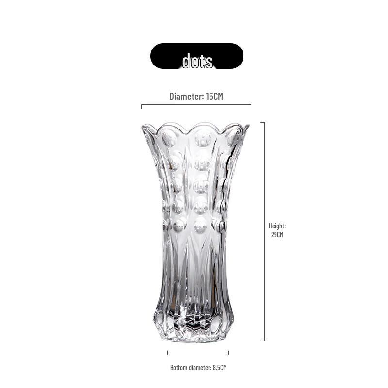 Large Simple Glass Vase