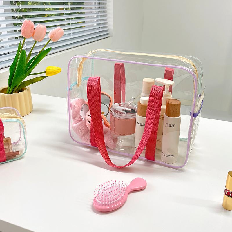 Simple Toiletry Bag Storage Bag Transparent Large Capacity Portable Travel