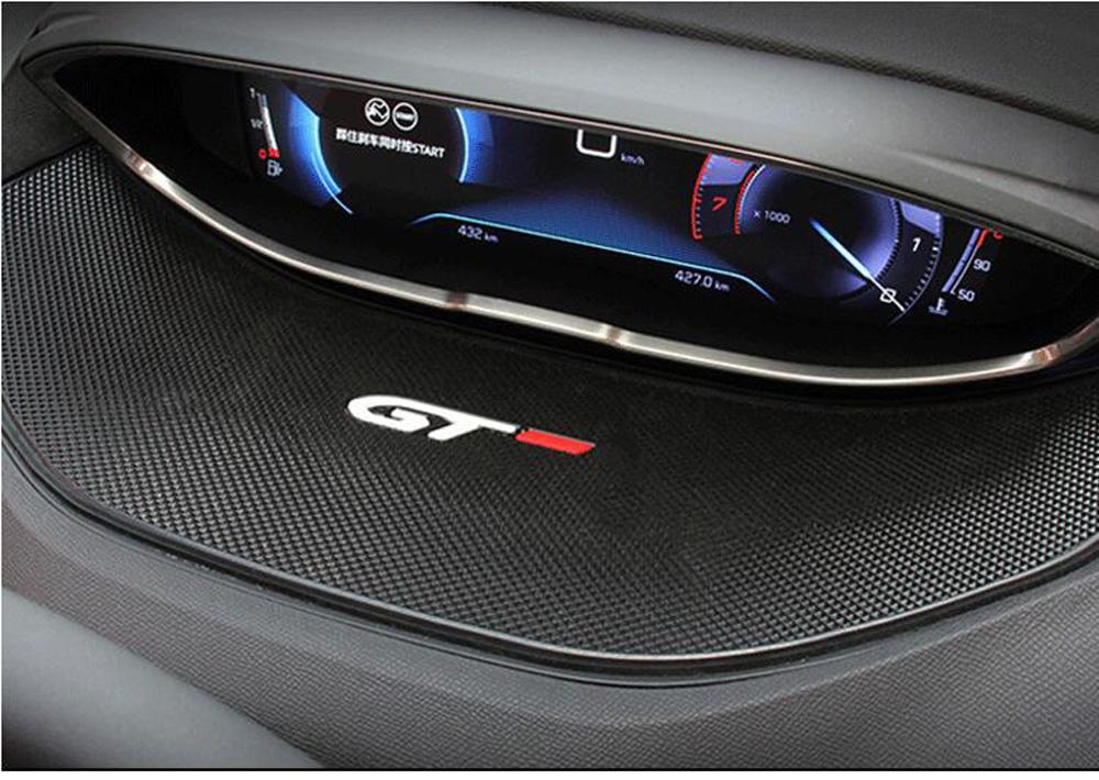 For Peugeot 3008 5008 GT 2016 2017 2018-2022 Rubber Car Dashboard Sticky Anti-Slip l Pad Display Anti-skid Meter Mats Accessories