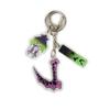 Demon Slayer Kimetsu No Yaiba Upper Moon Muzan Acrylic Keychain Anime Accessories Pendant Cosplay Merchandise Gift For Fans