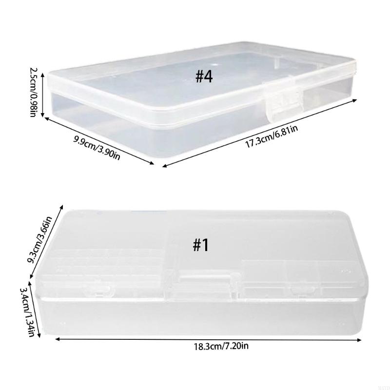 Impact Resistant Tool Case Waterproof Construction Tool Box For Workshop And Household Organization M4YD