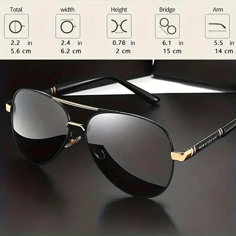 Sunglasses Men Metail Frame Quality Sun Glasses Brand Design Male Glasses Fishing Driving Goggles UV400 Gafas De Sol