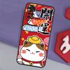 Cute Lucky Cat Funda For Xiaomi Redmi Note 14 13 12 Pro 11 9 10 9S 10S 11S 12S Redmi 14C 10C 12C 13C Case