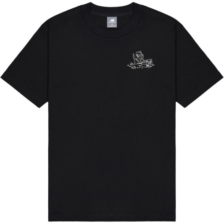 New Balance T Shirt Men s Black MT51850-BK 2XL