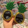 Delicate Pineapple Glasses With Soft Plastic Frame Comfort For Costume Parties Character Cosplay And Carnivals