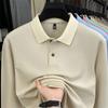STORN 100% Pure Cotton High-quality Men's Long Sleeve Polo Shirt Autumn Fashion Simple Original Design Luxurious Golf T-shirt