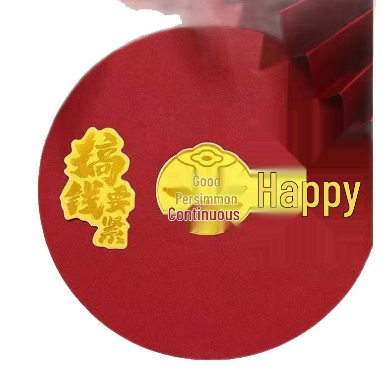 Shuibei Gold 999 Fine Gold Wealthy Gold Leaf Horse Mobile Phone Sticker - Princess Get Rich Gift for Friends