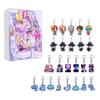 Advent Calendar 2025 24 Days Christmas Countdown Calendar with 24 Keychain Toys Gifts for Kids Adult Teens