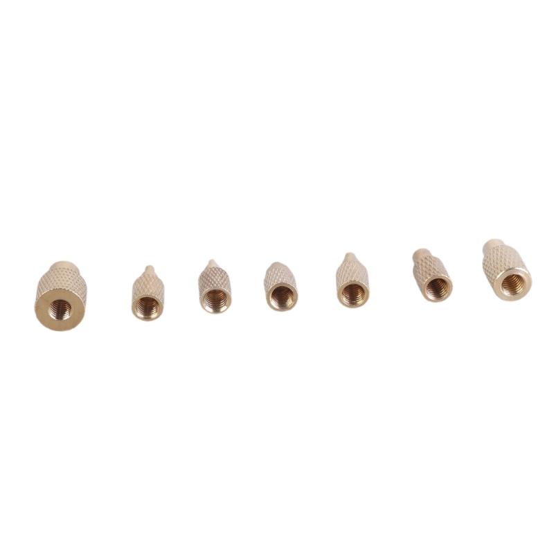 Schnellwechsel-Lötspitze aus Messing zum Schmelzen von Mutter- und Gewindeeinsätzen für 3D-Druckerzubehör, Reparaturen an kleiner Elektronik