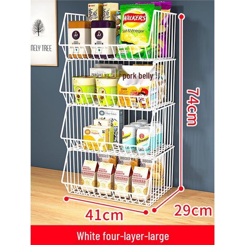 Multilayer Snack & Drink Storage Rack for Kitchen & Dining Table, Living Room & Tabletop Fruit Organizer