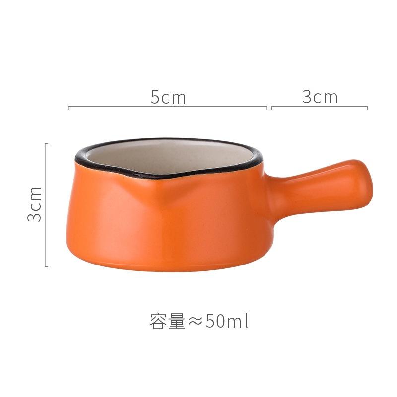 1Pc Ceramic Dishes Seasoning Dipping Bowl Ceramic Dish Trinket Plate Sauce Dish Dish for Kitchen