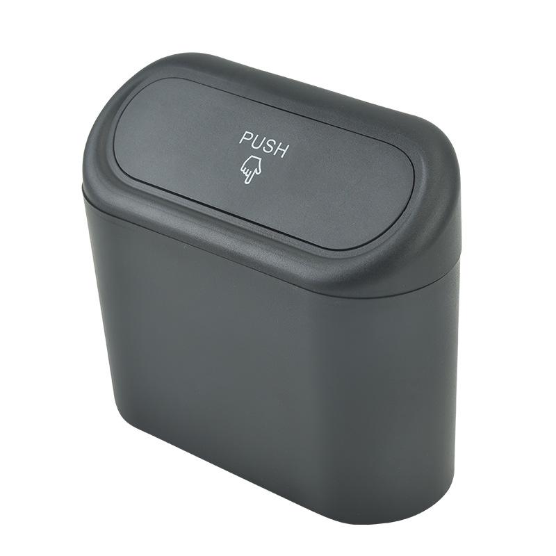 Multifunctional Car Trash Can and Storage Box for Seat Back or Door Mounting