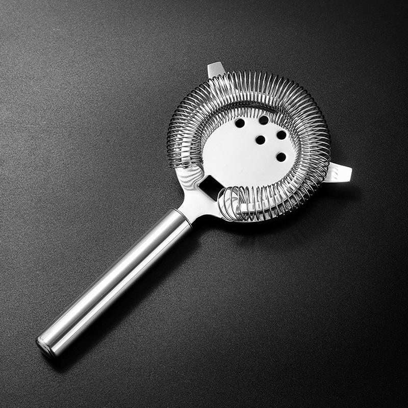 1Pcs Stainless Steel Ice Filter Cocktail Strainer Shaker Mixed Drink Wine Cup Ice Filter Bartender Professional Bar Tools