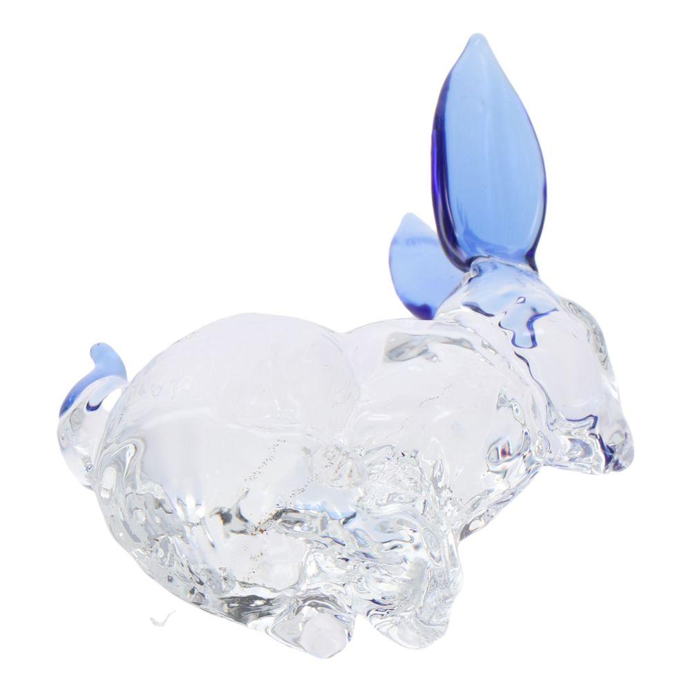 Kaninchen Kaninchen Kristall Ornamente Blau/Rosa Kristall Tier Dekoration Heimdekoration Ornamente Zimmer