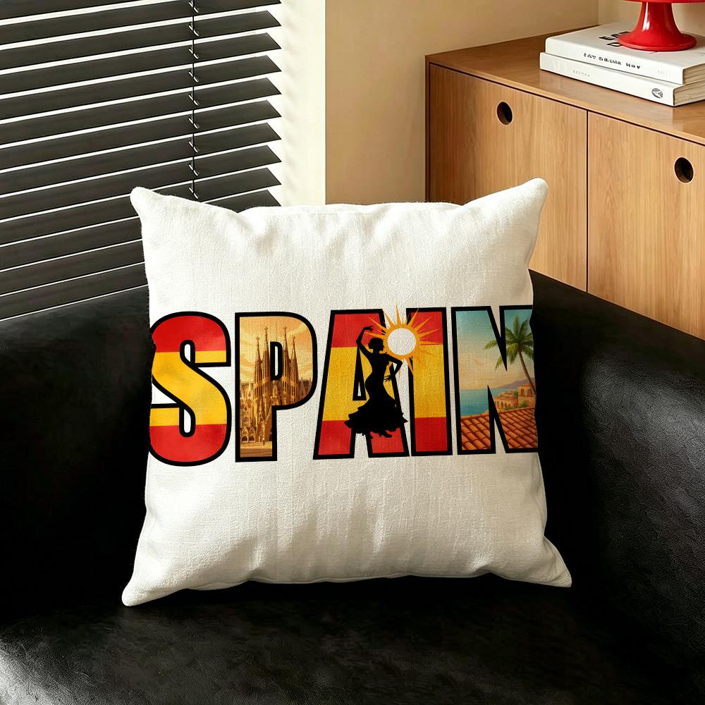 Art SSpain CCulture SSeries Cushion Cover Creative  pillowcases for interior decoration office living room home Car hot