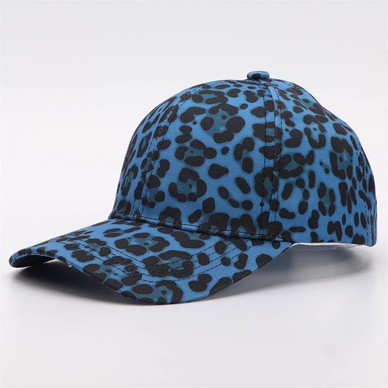 

Unisex European American Fashion Leopard Print Baseball Cap Curved Brim Dad Hat Adjustable Snapback for Men And Women 56-58cm