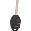 OCPTY 1 X Flip Key Entry Remote Control uncut Key Fob Transmitter Replacement for Subaru Legacy 2010-2014 for Subaru Outback 10 11 12 13 14 CWTWBU766