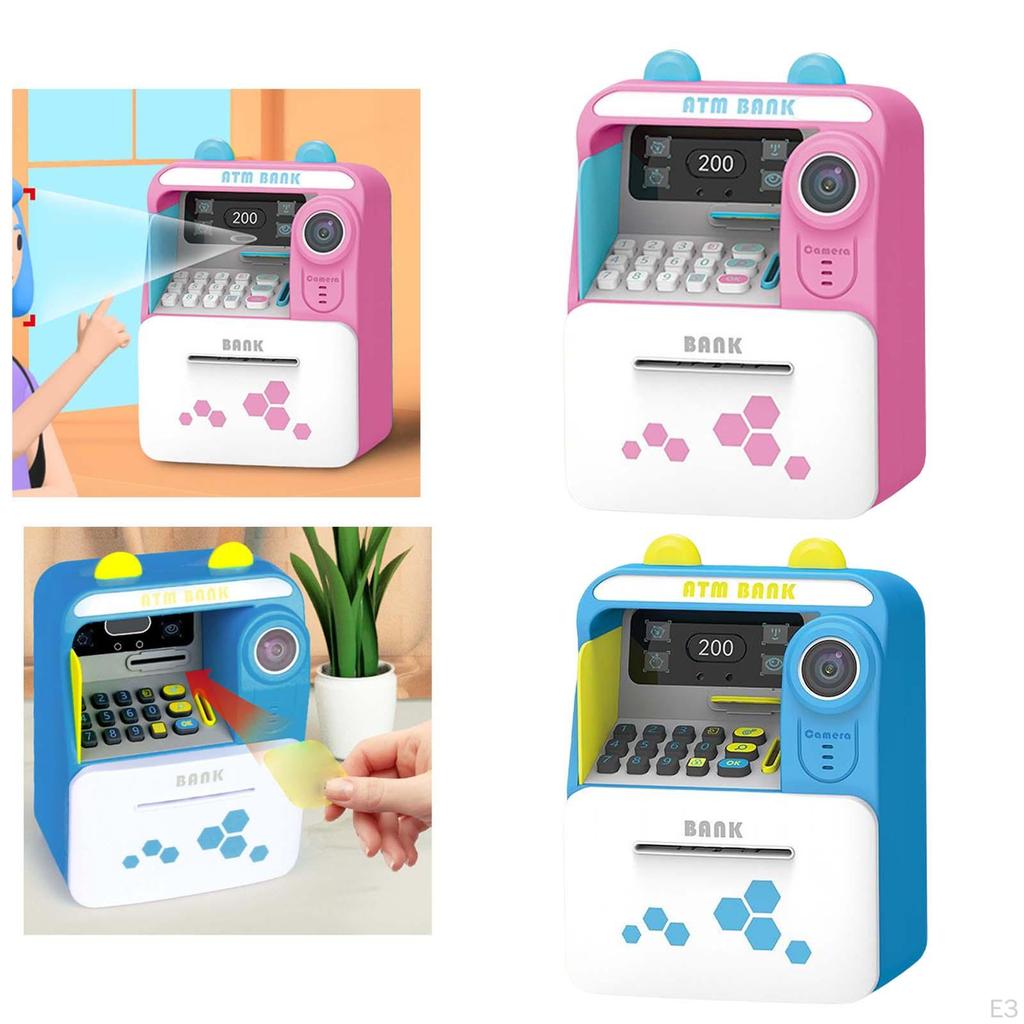 Electronic Money Bank small atm Machine Battery Operated Kids Piggy Boys