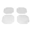 4PCS Octagon Electrical Box Cover Galvanized Steel Blank Flat Metal Junction Box Covers for 4 Inch Octagonal Box