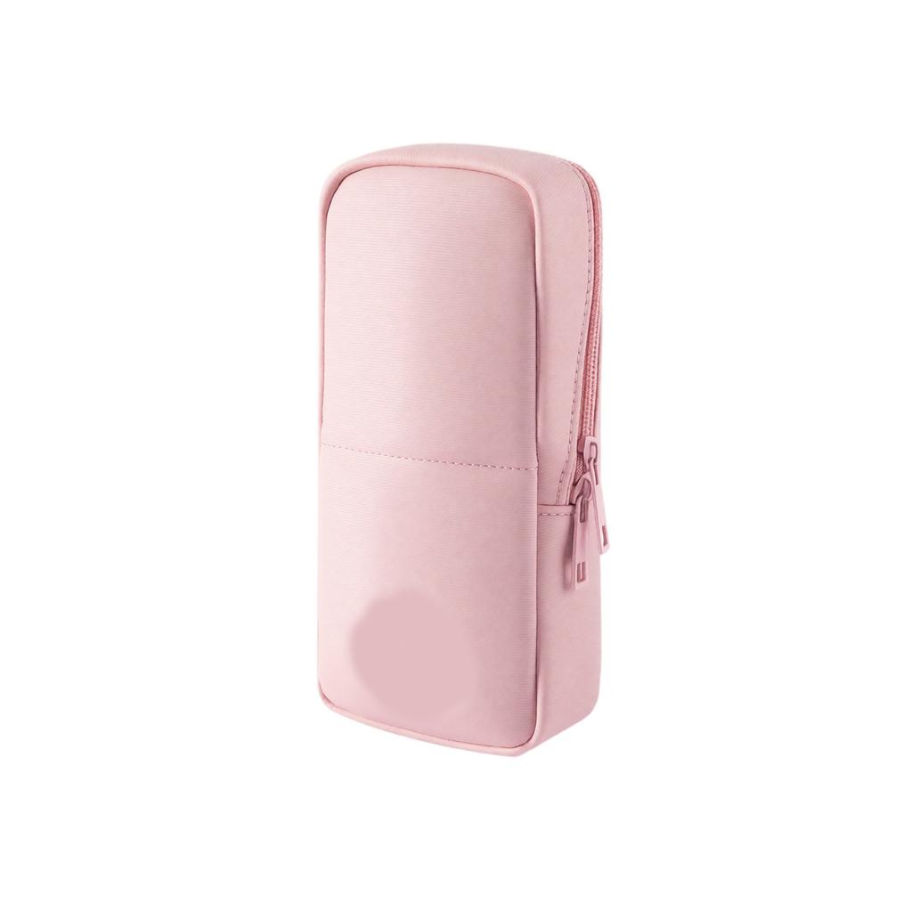 Travel Season Portable Waterproof Makeup Bag Stand-Up Brush Organizer Case with Multiple Compartments for Lipstick Brushes Storage