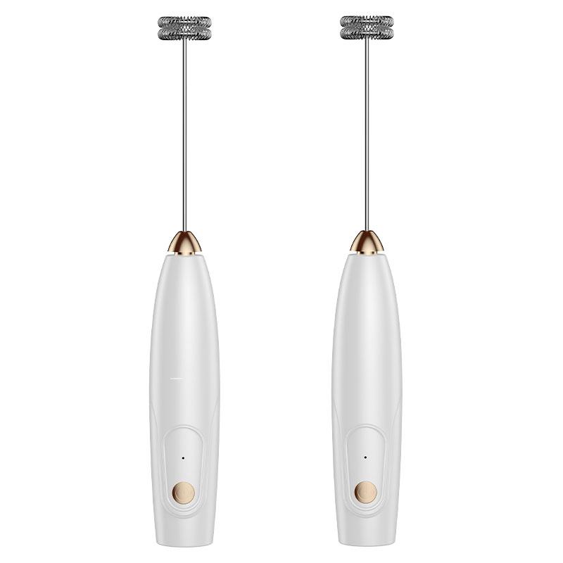 Kabelloser Milchaufschäumer, Handlicher Elektrischer Schneebesen, für Perfekten Cappuccino, Matcha, Hafermilch, Suppe, Eier, Tragbare Küche, Backwerkzeug, Geschenk für Kaffeeliebhaber