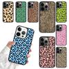 Fashion Tiger Leopard Phone Case For iPhone 17 Air 14 13 12 16Pro Max 15  Plus Max Cover Shell Coque