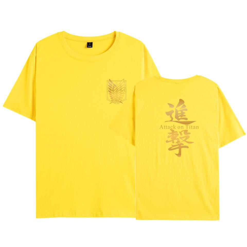 Attack on Titan Survey Corps Wings of Freedom T-Shirt - Mikasa & Eren Short Sleeve Jacket
