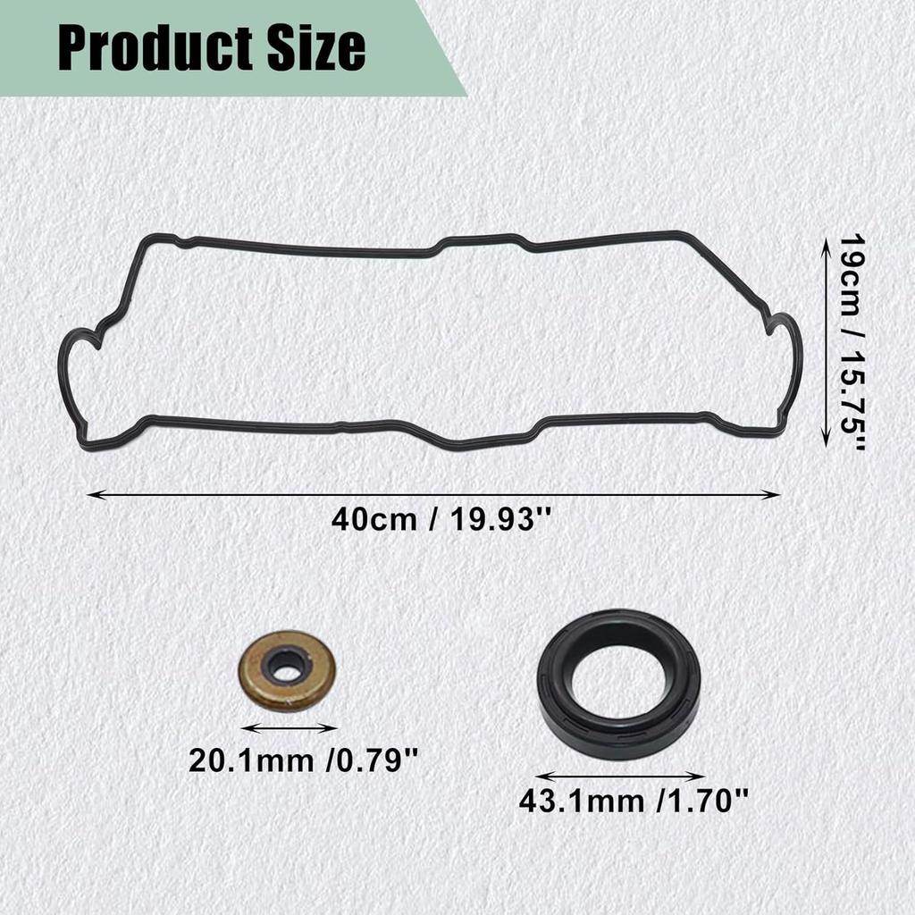 Valve Cover Gasket set 90210-05007 fit for Lexus ES300 fit for Toyota T100 Tundra 3.4L Tacoma 4Runner 3.4 V6 VZN18 Camry SE 2VZFE DLX LE XLE 3.0 V6
