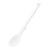 Jitsugyo Silicone Cooking Spoon S White W5.5 X D2.5 X H25cm Tower Dishwasher Safe Floating Tip Comes with Measuring Memory Small Size 1596