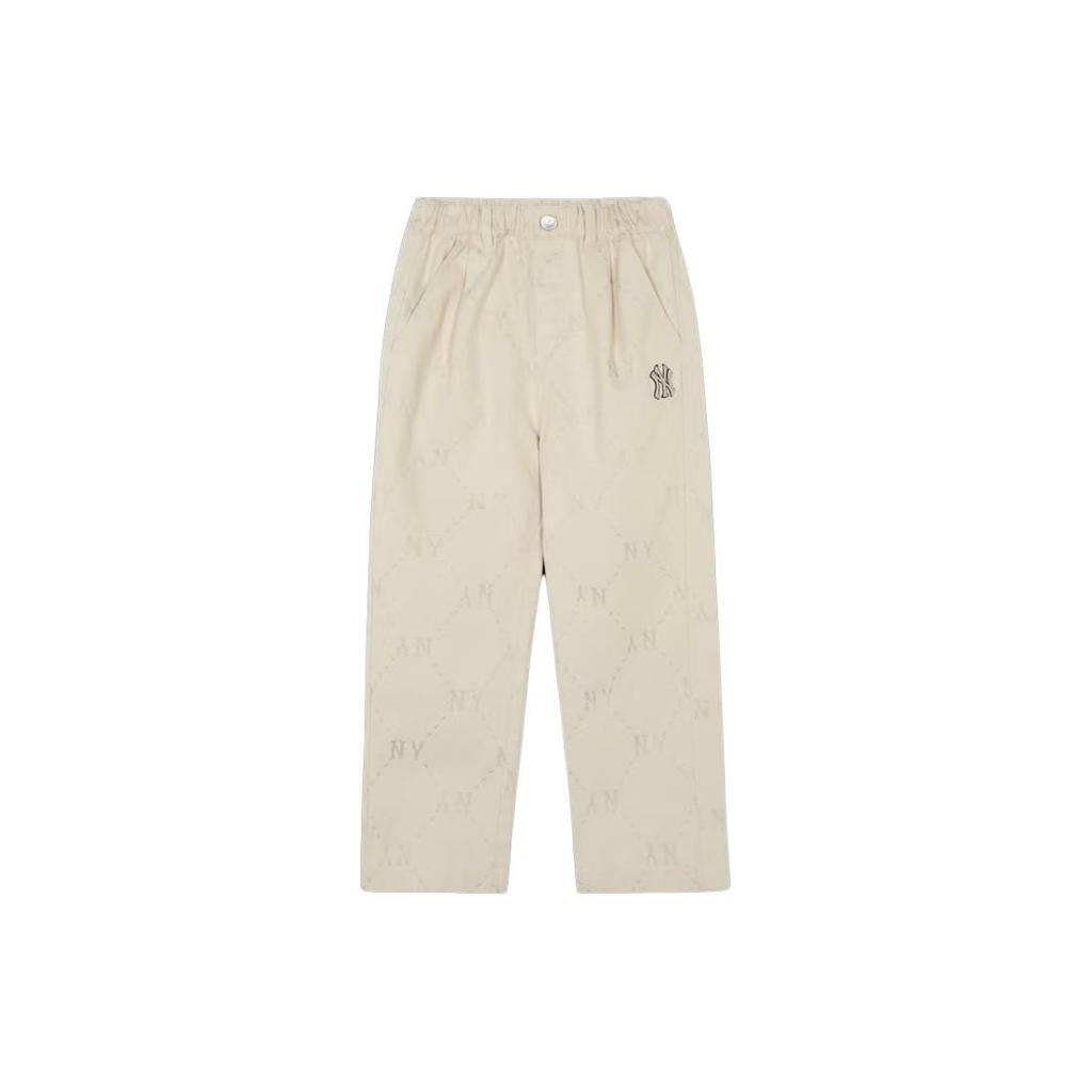 New MLB Casual Pants Teenagers Cream 7AWPMD141-50CRS