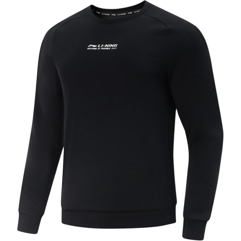 Li Ning 3D Round Neck Logo Sports Sweatshirt Men Sweatshirt AWDV497-5