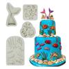 Silicone Baking Molds Marine Animals Shape Fondant Moulds Cake Mould Baking Tool Chocolate Mold Baking Accessories