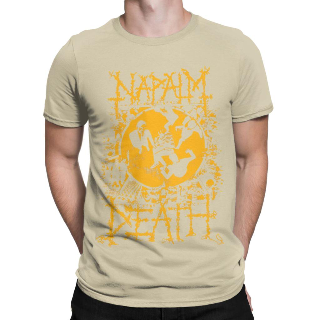 Napalm Death Graphic Funny 100 Cotton TShirt Deicide Tops Tees For Unisex