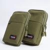 Single/Double Layer Nylon Colth Mobile Phone Bags Waist Fanny Pack Men Phone Pouch Belt Waist Bag