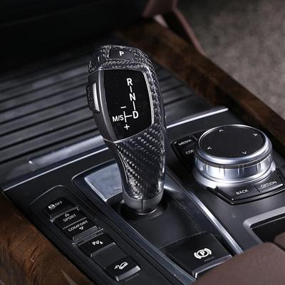 Carbon Fiber Car Gear Shift Handle Cover Stickers Accessories For BMW F30 F10 F20 G30 X5 E70 X6 E71 X3 F25 X4 F26 F34 F07 F06