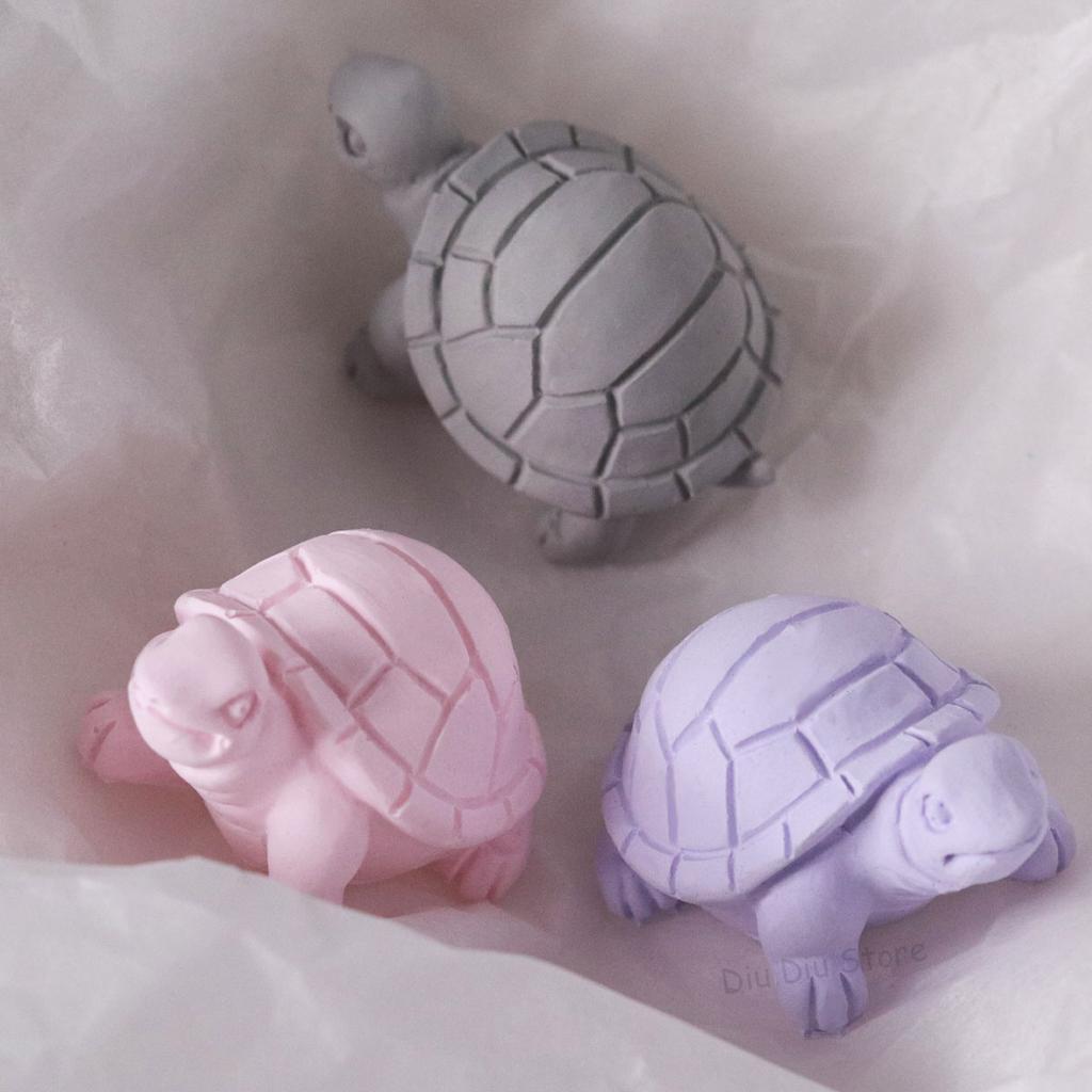 3D Creativity Ornament Silicone Candle Mold DIY Animal Turtle Craft Gift Making Soap Plaster Resin Baking Molds Home Decor