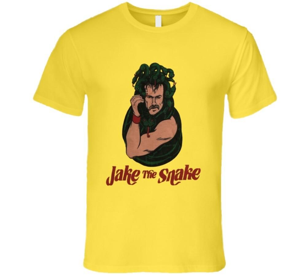Jake The Snake Retro Wrestling Snake Head Retro Wrestling Fan T Shirt Unisex T-Shirt XL