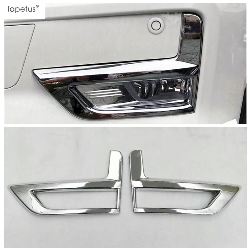 Car Front Rear Fog Lights Lamps Eyebrow Frame Decoration Cover Trim Accessories For Nissan X-Trail X Trail T32 Rogue 2017 -