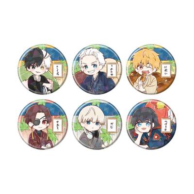TV Anime "WIND BREAKER" 01 Japanese Sweets Ver. [Graff Art Illustration] Holographic Tin Badge [65mm] Complete Set (Box of 6)