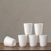 Shangqi Mingyue Plain White Hand-Painted Ceramic Tea Cups (Set of 6)