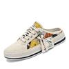 High Quality Men Half Slippers Sandals Comfortable Casual Shoes for Men Fashion Sneakers Anime Men Slides Footwear Straw Weaving