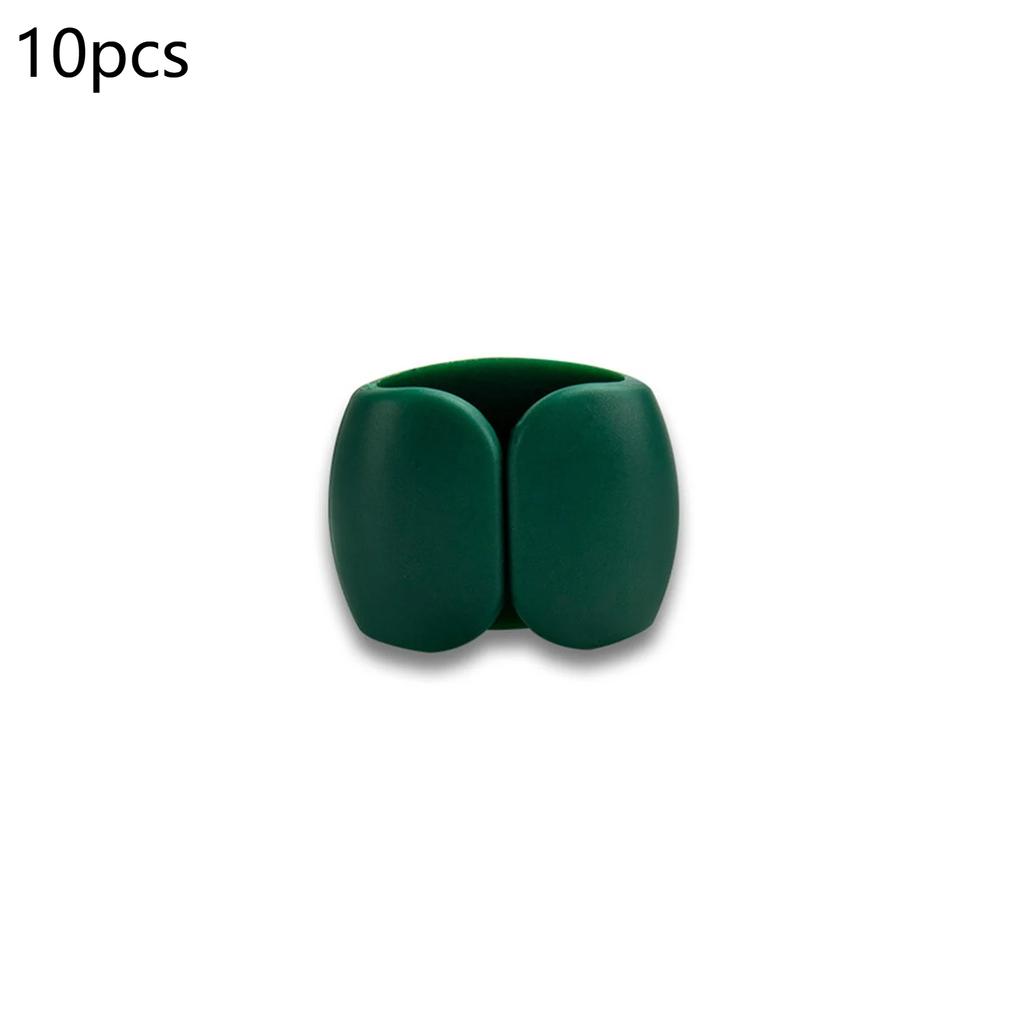 Cable Organizer Colorful Plastic Buckle Travel Wire Clip Compact Reusable Cable Winder Stylish Portable Charging Cord Management